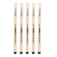 5 Pcs Needle Drafting Pen Set Fine Liner Drawing Sketch Cartoon Painting
