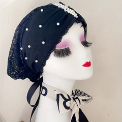 Vintage Lace Hijab Boho Head Scarf Chemo Cap Hair Accessories