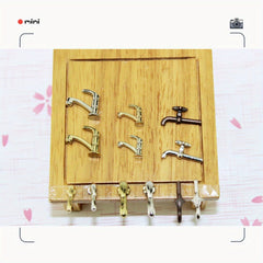 Mini Kitchen Set with Plate, Faucet, and Hand Wash