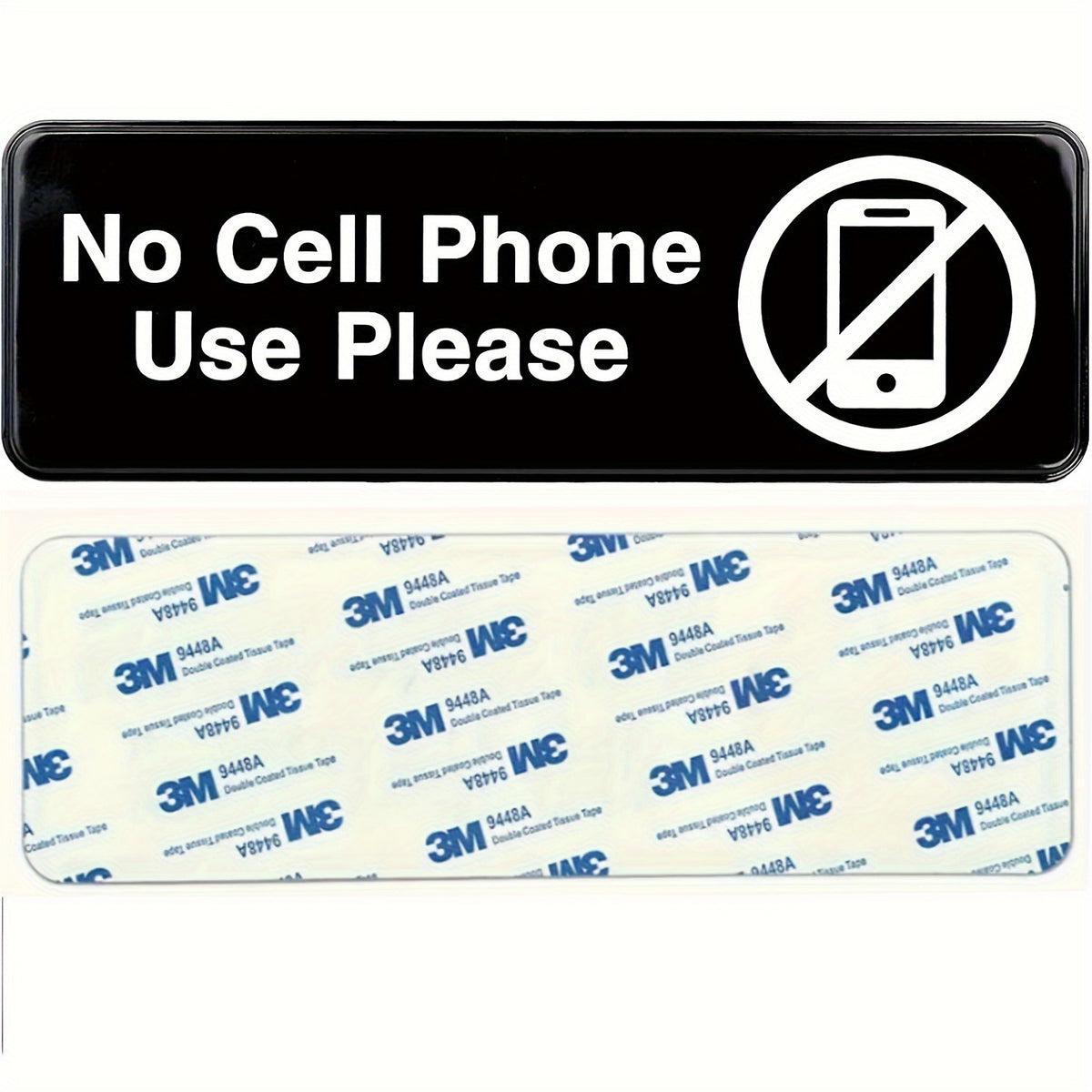 No Cell Phone Use Sign for Office Workplace Gas Stations