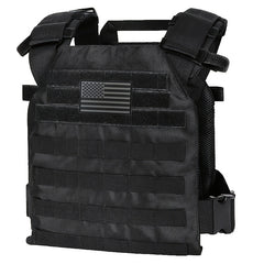 Adjustable Lightweight Molle Vest with Flag Patch