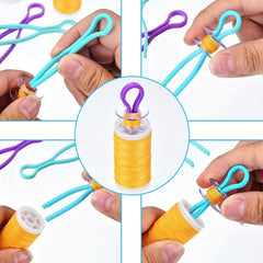 Sewing Clips Thread Holders Keep Bobbin Thread Tangle-Free
