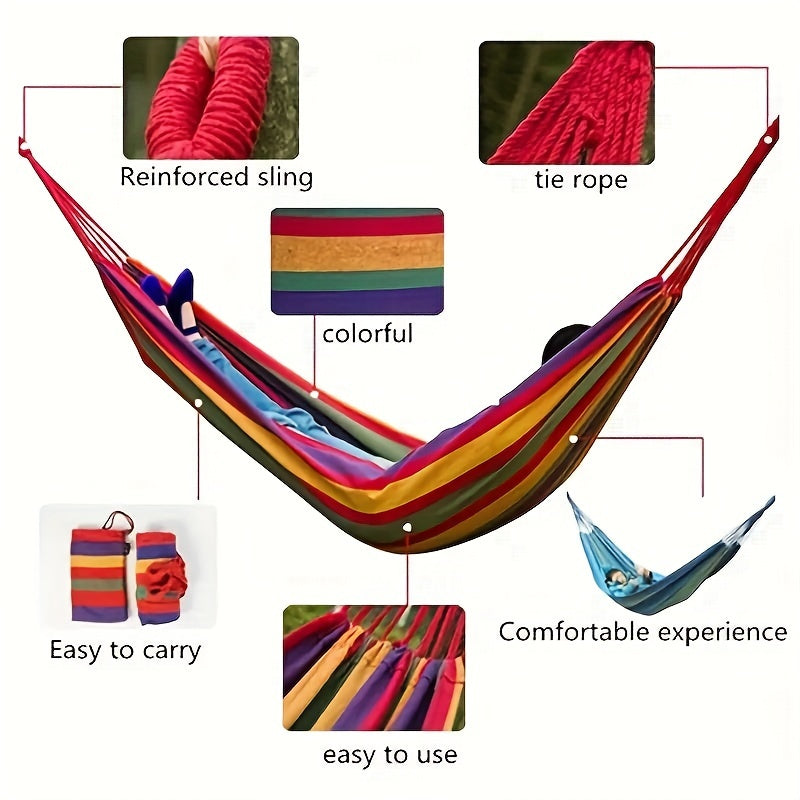 Portable Camping Hammock with 204.12 KG Capacity