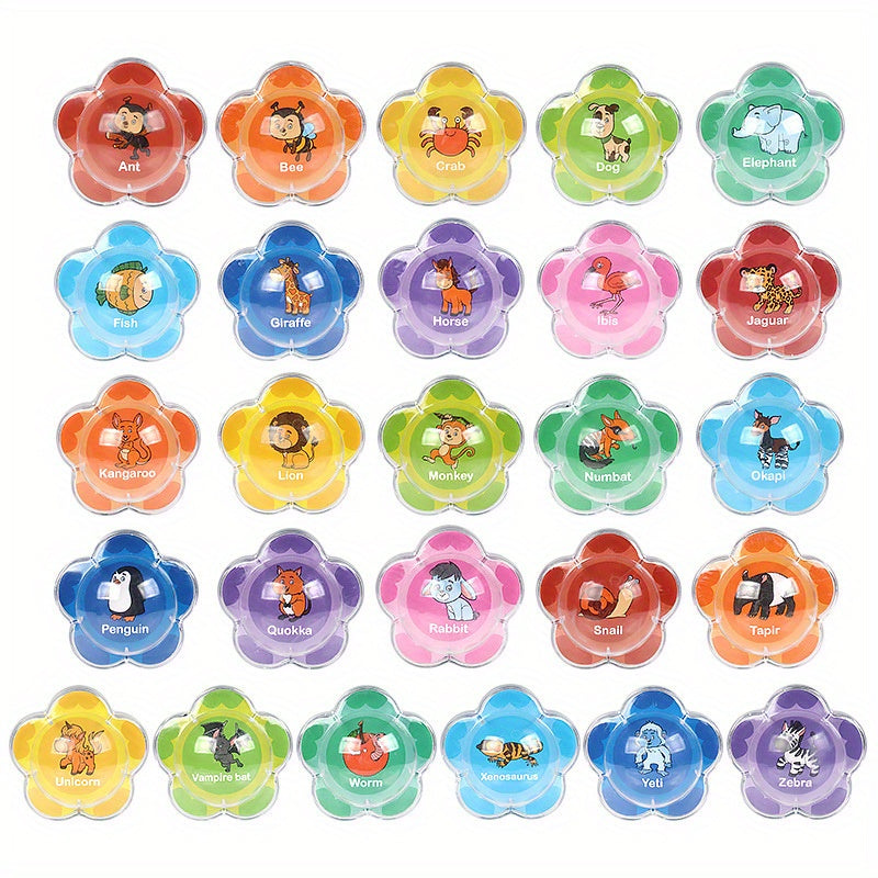Floating Bath Learning Toys Alphabet Number Animal Water Play Set