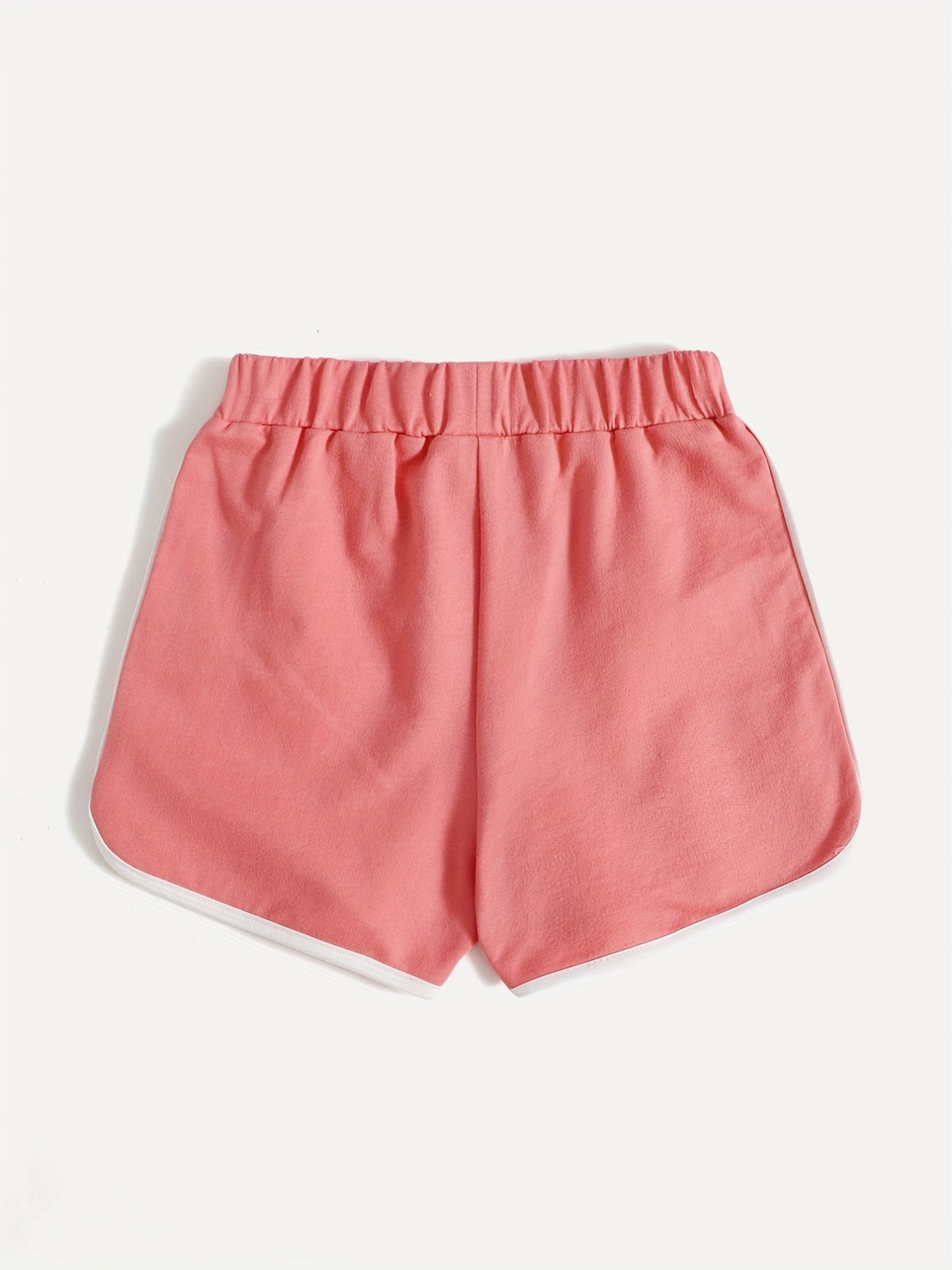 Girls Cartoon 'Cool Kid' Active Running Shorts Summer Athletic Shorts