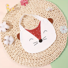 Animal Pattern Baby Bibs Infant Fabric Cloth Bib Newborn Feeding Bib