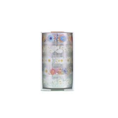 5pcs Transparent Decorative Stickers, DIY Crafts, Gift Wrapping, Scrapbooking