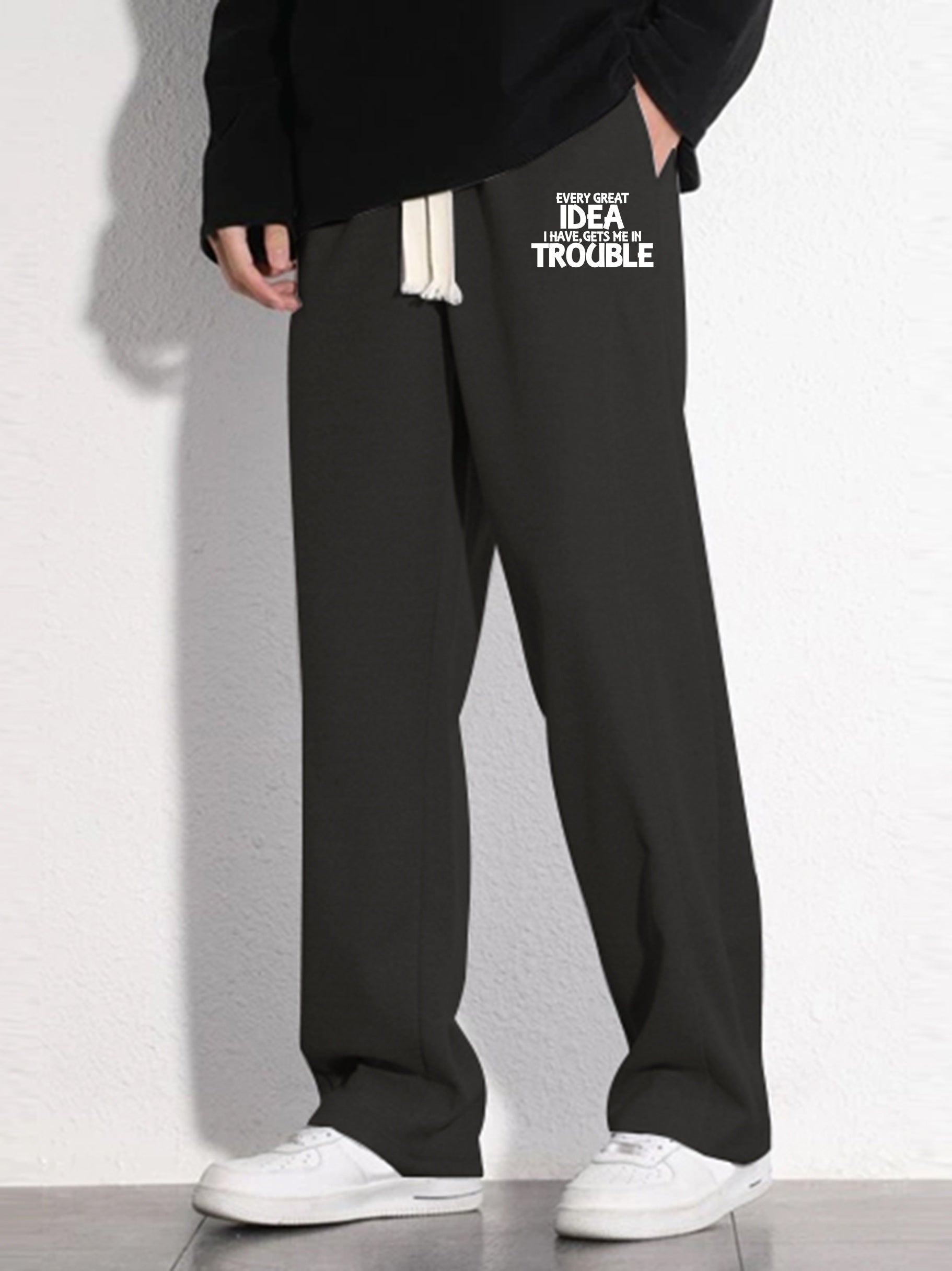 Men's Casual Stretch Waist Drawstring Joggers