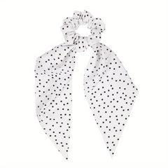 Boho Polka Dot Pattern Scarf Scrunchies Hair Tie Hair Rope Hair Scarves