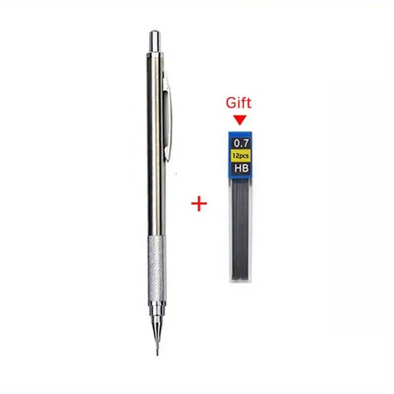 7mm Mechanical Pencil Set Full Metal Art Drawing Painting Automatic Pencil