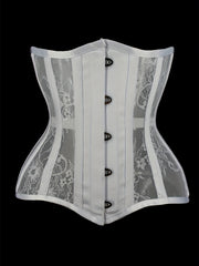 Underbust Waist Trainer Corset Boned Lace Underwear Sexy Outfit Corsets