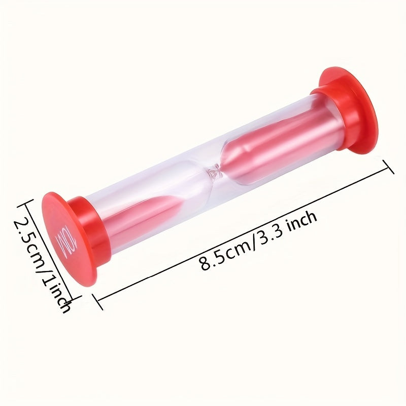 6pcs Montessori Toy Hourglass Timer Anti Drop & Fun