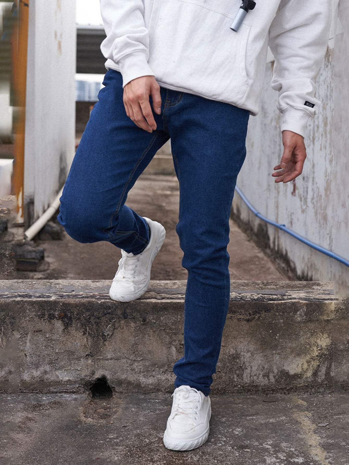 Stretch Slim Straight Casual Jeans for Men
