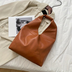 Large Capacity Hobo Bag Retro Shoulder Tote Women's Handbag