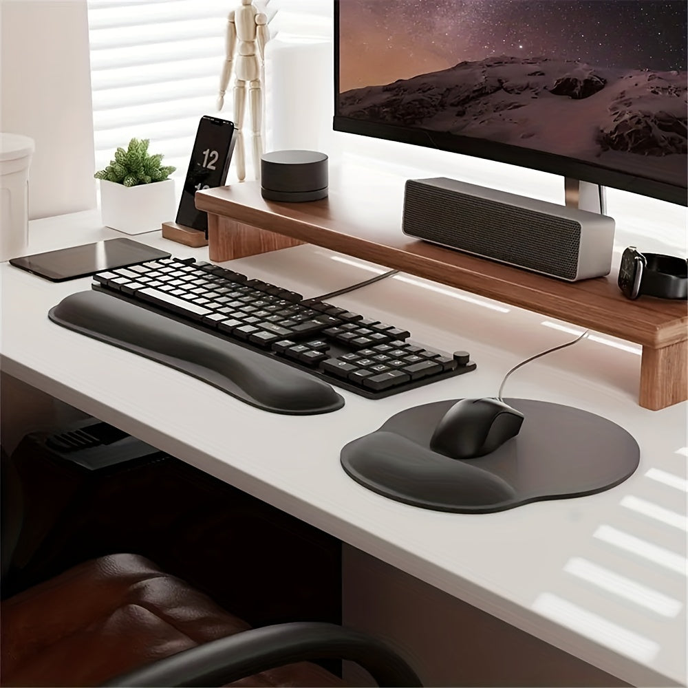 Ergonomic Mouse Pad With Wrist Rest and Keyboard Wrist Rest Pad