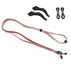 OOLVS Sunglasses Holder Strap Cord PU Leather Eyeglasses Chain