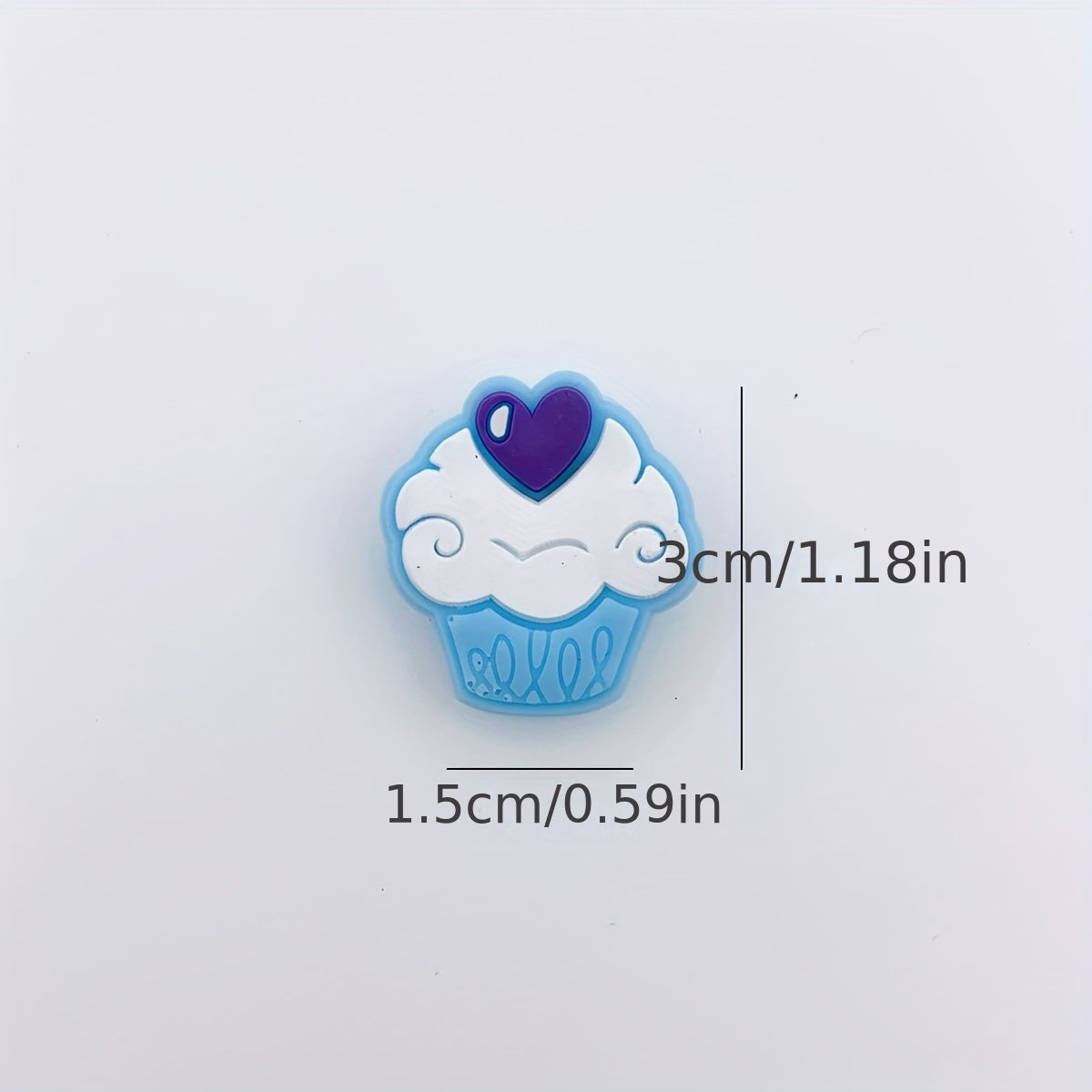 24pcs Cartoon Ice Cream Shoe Charm DIY Accessories Decoration