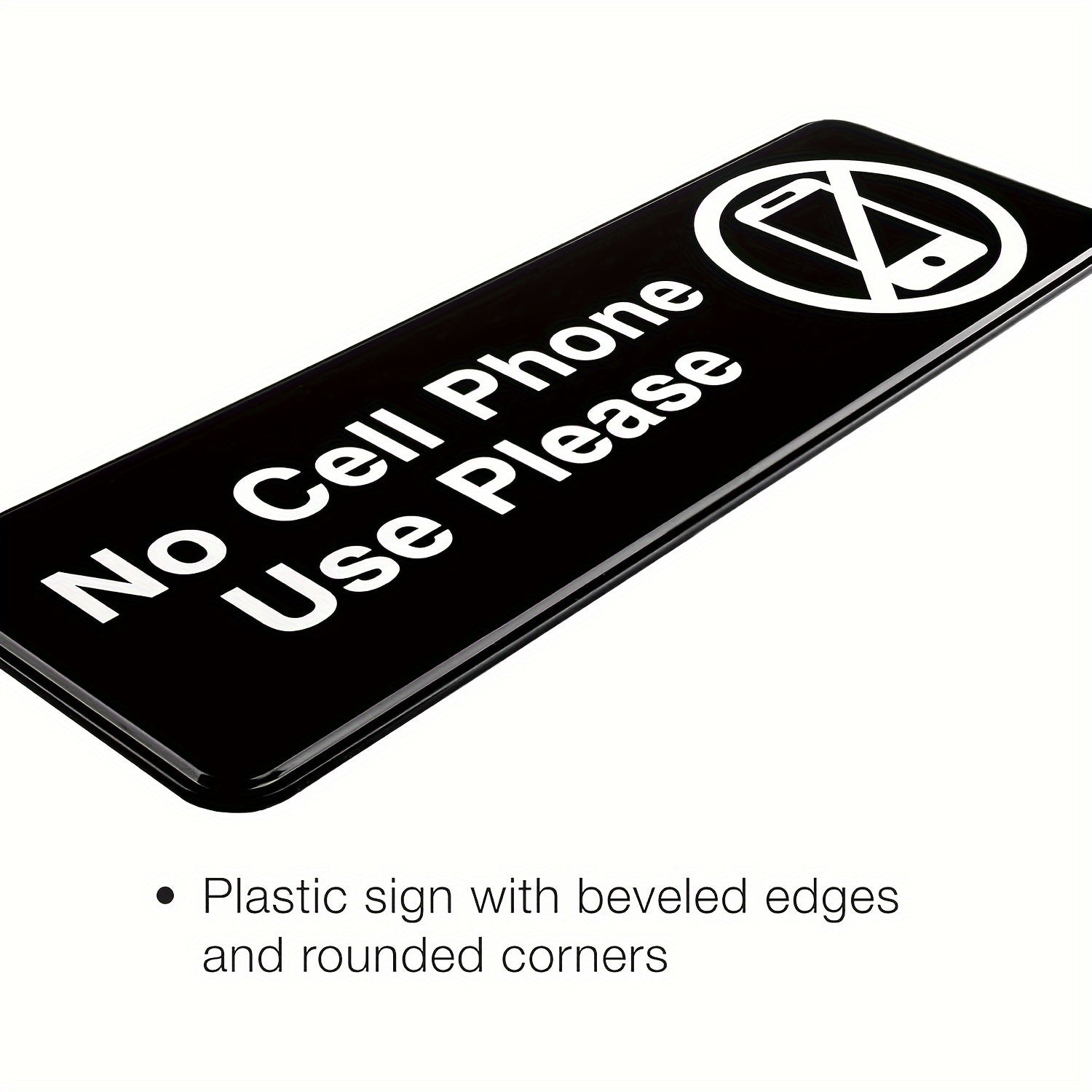 No Cell Phone Use Sign for Office Workplace Gas Stations