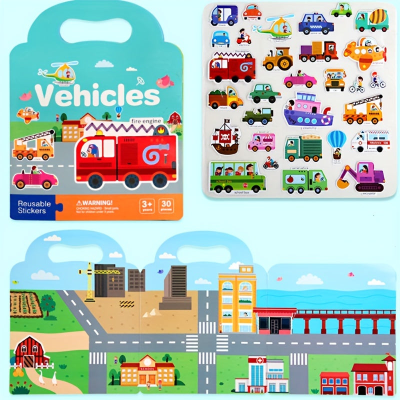Kids Tearable Sticker Book for Early Learning