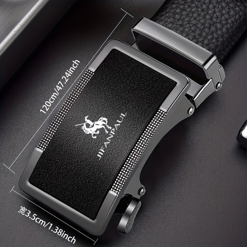 Men's PU Leather Automatic Buckle Belt