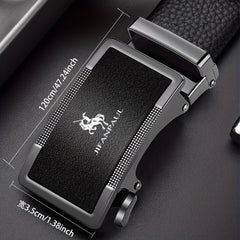 Men's PU Leather Automatic Buckle Belt