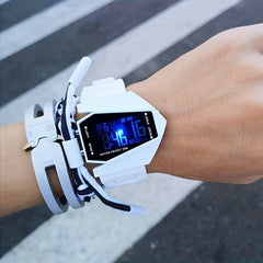 Kids Glow Aircraft Electronic Watch Gift