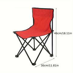 Portable Folding Chair With Backrest for Outdoor Travel Camping