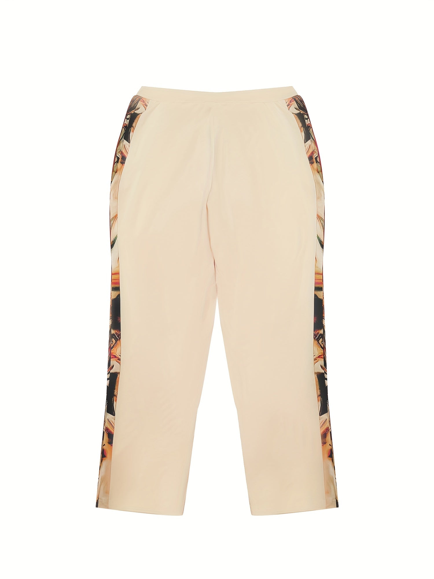  Fluid Print Top & Pants 2 Piece Set