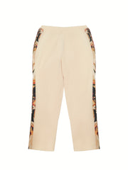  Fluid Print Top & Pants 2 Piece Set