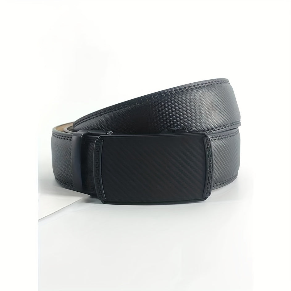 Casual Business Boys' Trousers Belt Men's Belt Automatic Buckle 3 Wide