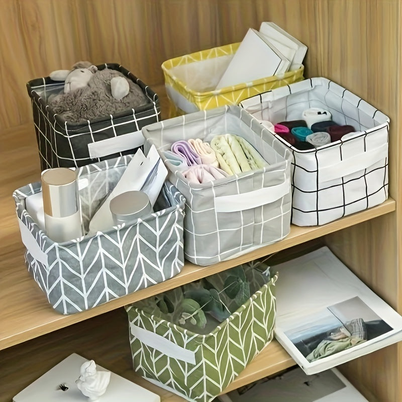 Cloth Storage Basket Makeup Storage Box Multifunctional Folding Sundries Storage