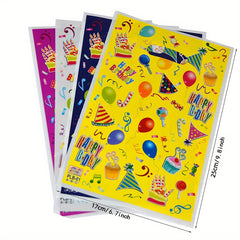 10pcs Birthday Party Gift Bag Plastic Packaging Cartoon Party Supplies