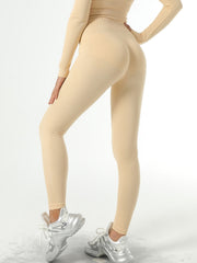 Butt Lifting Yoga Leggings Ribbed Workout Sports Pants