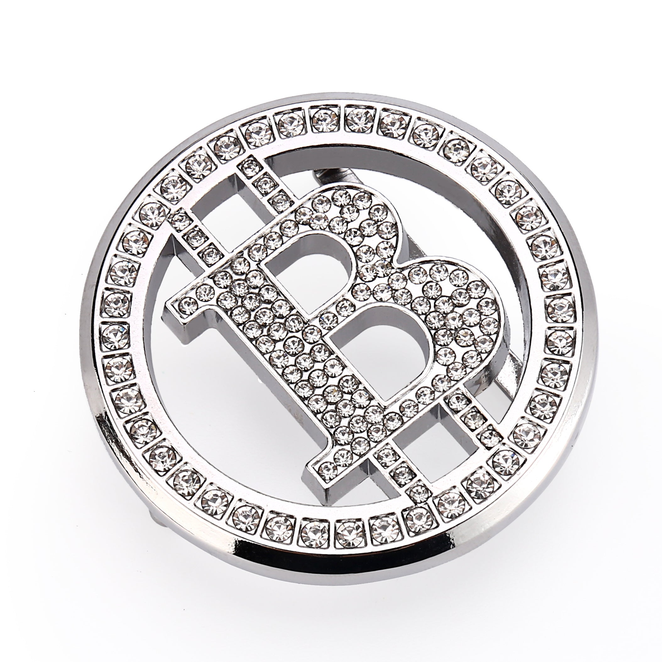 Alloy Round Buckle Casual Belt Buckle for Men