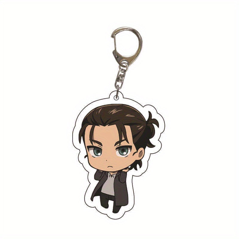 Anime Figure Keychain Acrylic Keyring Bag Accessory Car Pendant 1pc