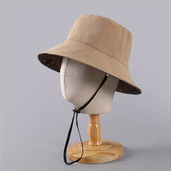 Flower Print Reversible Bucket Hat Lightweight Sunshade Fisherman