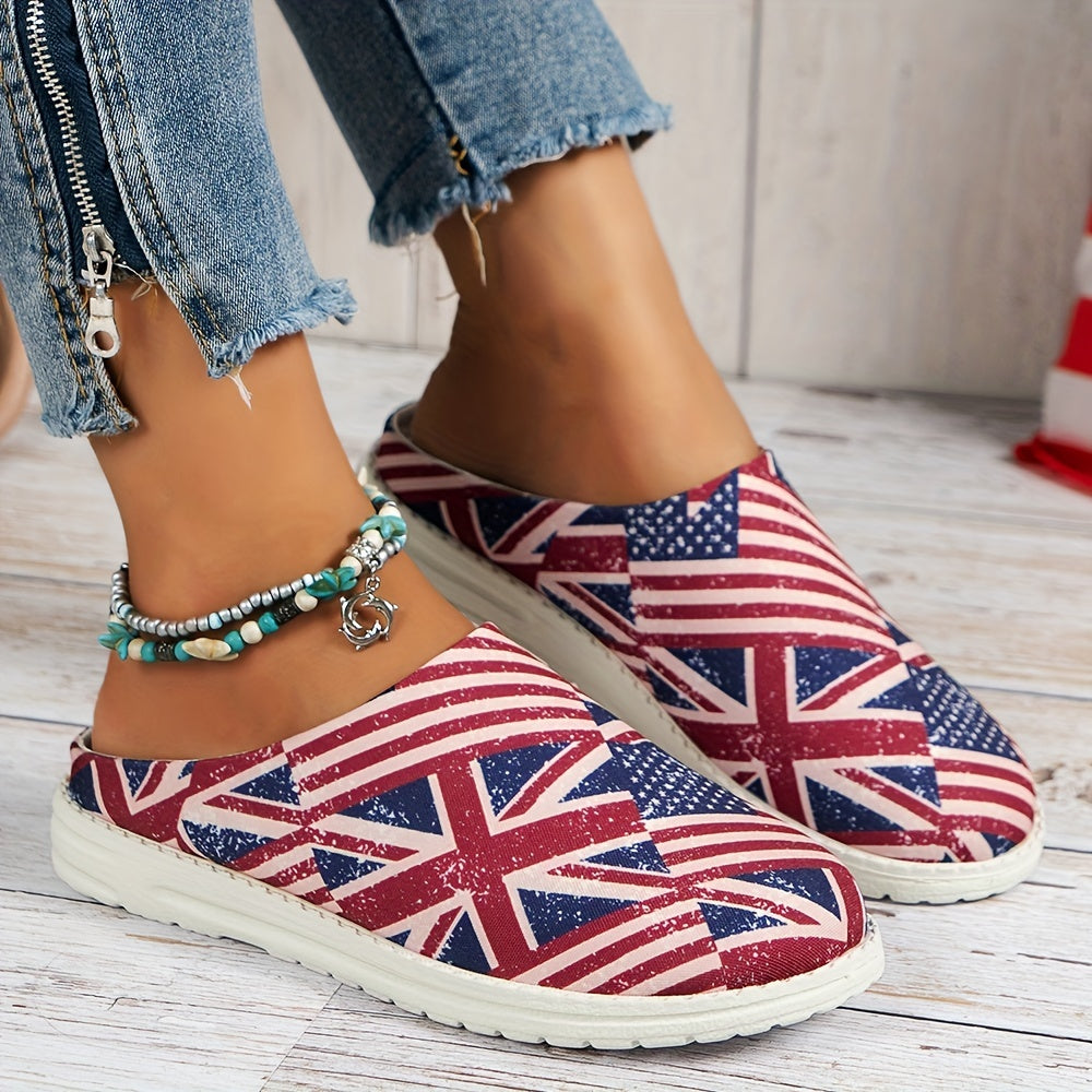 Women's Lightweight Flag Low Top Walking Shoes