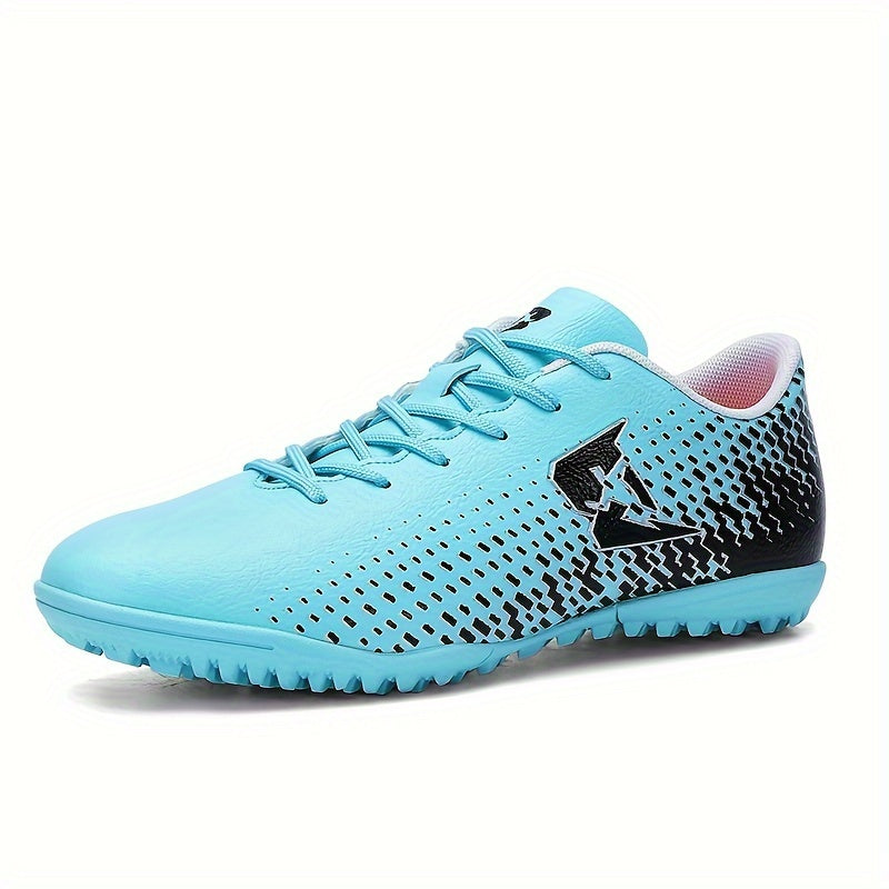 Men's Turf Football Boots Anti Skid Lace Up TF Soccer Cleats