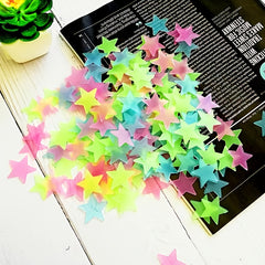 Kids Room Stars Luminous Stickers Set 100pc