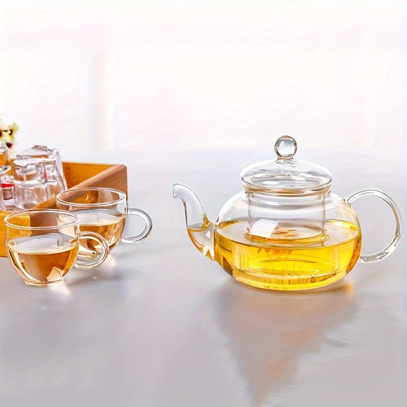 High Boron Glass Tea Pot with Filter