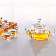 High Boron Glass Tea Pot with Filter