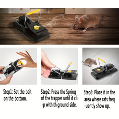 4pcs Mouse Trap Mice Trap That Work Human Power Mouse Killer