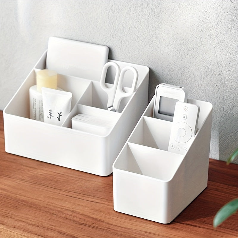 Minimalist Desktop Storage Box for Cosmetics, Remote Control, Stationery