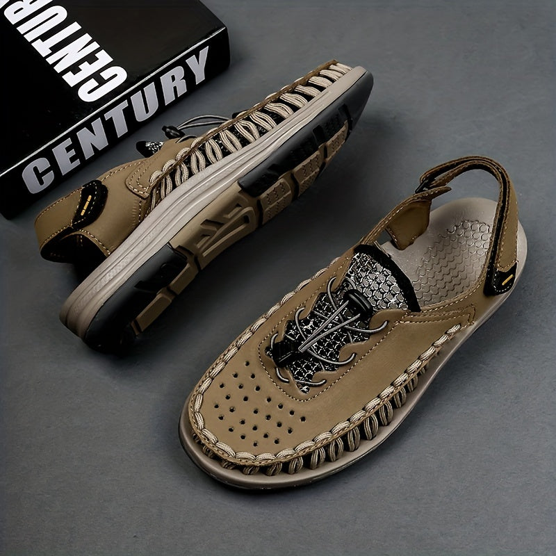 Men's Lightweight Closed Toe Sandals with Anti-Skid Sole
