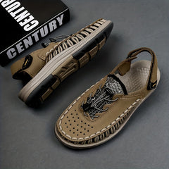 Men's Lightweight Closed Toe Sandals with Anti-Skid Sole