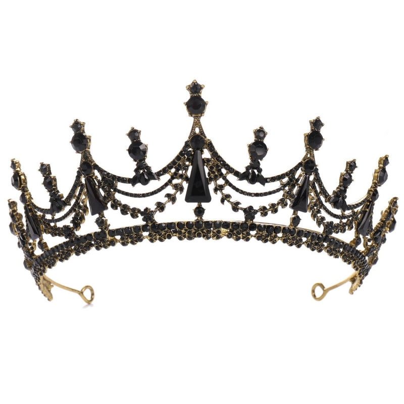 Rhinestone Princess Tiara Crystal Headbands Wedding Party