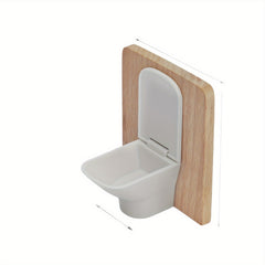 Dollhouse Bathroom Set with Toilet Sink Accessories