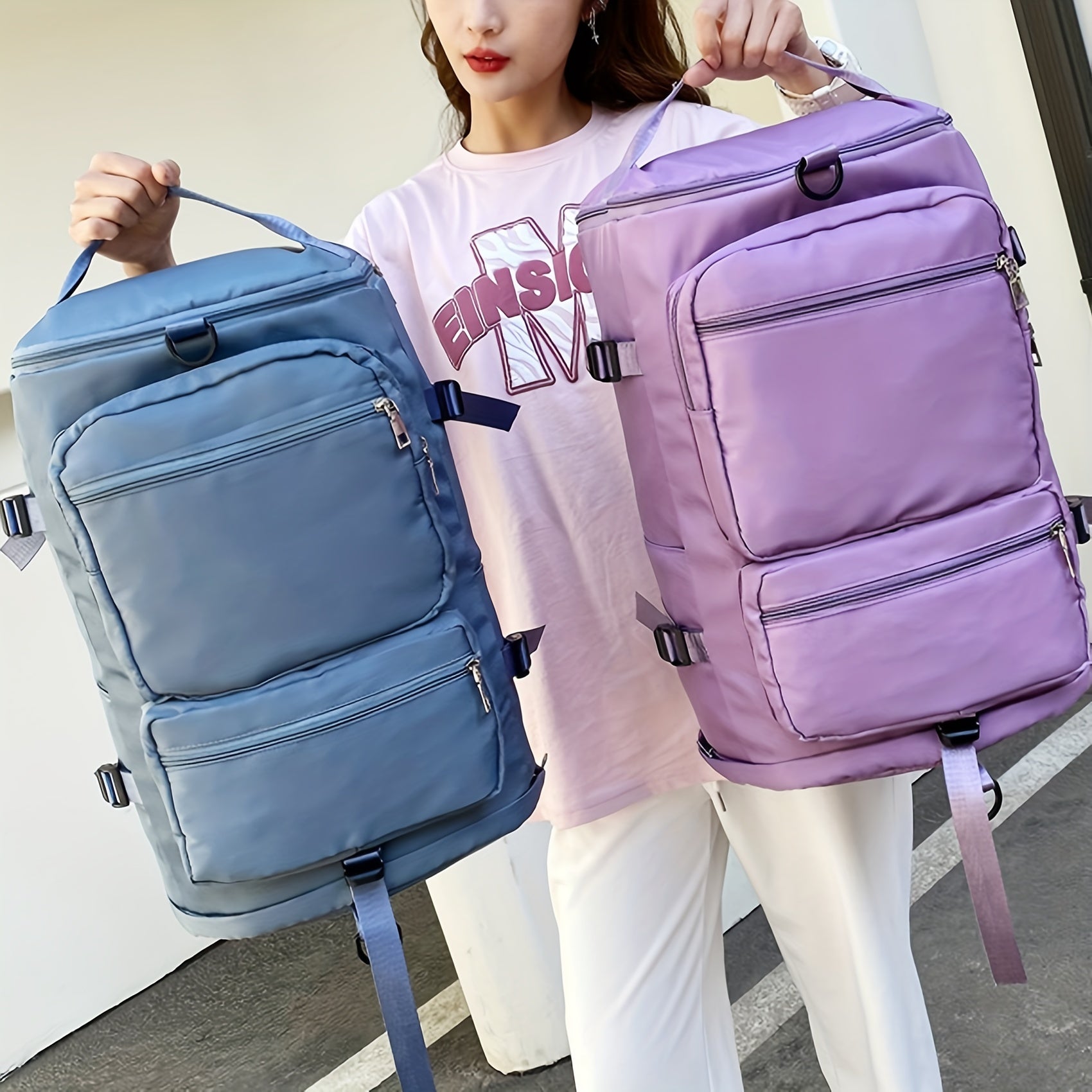 Water Resistant Large Backpack for Couples - Sports Travel Yoga Swimming