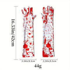 Halloween Horror Blood Gloves and Socks Set