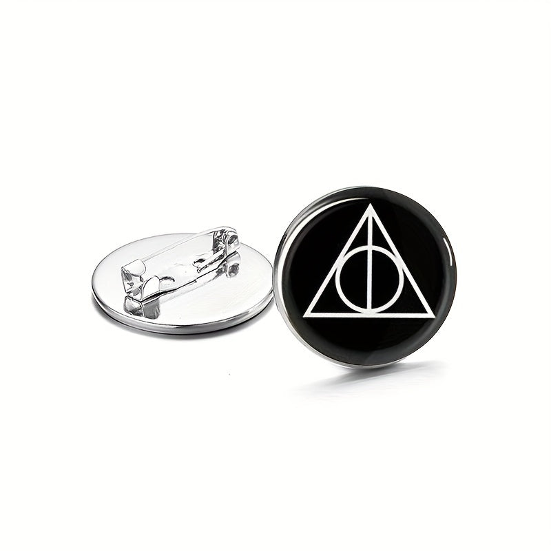 Deathly Hallows Brooch Pins Dress Suit Hats Scarves Pants Brooches Pins Jewelry